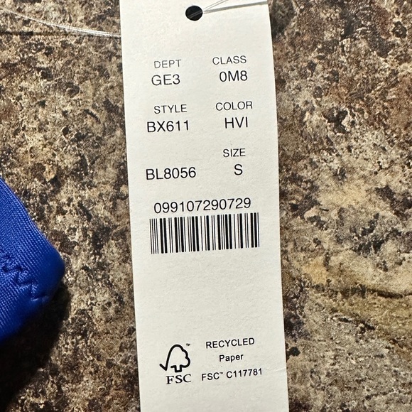 J. Crew Cobalt Blue Bikini Top Small NWT Swimwear - Picture 5 of 8